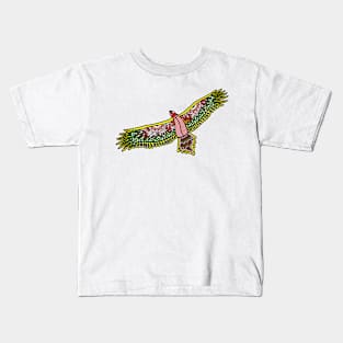 Aboriginal Art - Eagle Kids T-Shirt